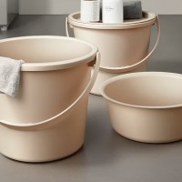 Jiajie Youpin washbasin water bucket set, thickened plastic hand-held cleaning, laundry, foot soakin