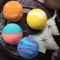Gongmanhua Children's Bathing Salt Ball Toy Bathing Ball Bathing Agent Bubble Bath Rainbow Bubb